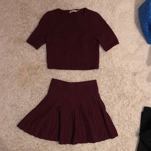 Alice and Olivia Top/Skirt Set